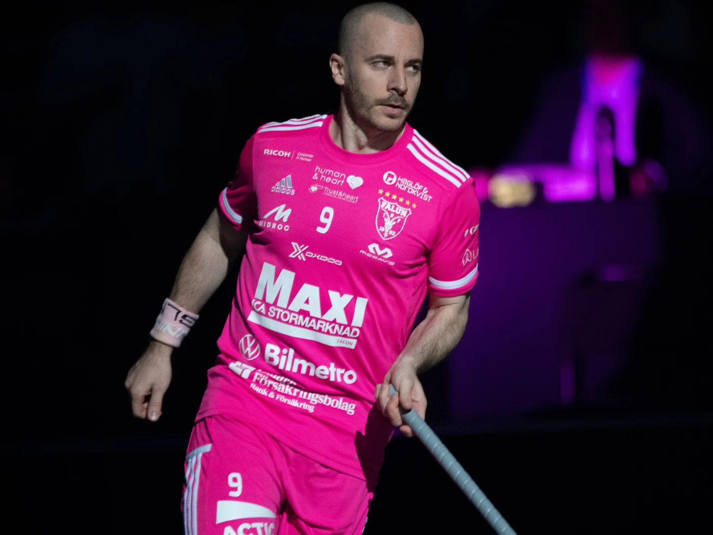 Alexander Galante Carlström under SM-finalen i innebandy 2022
