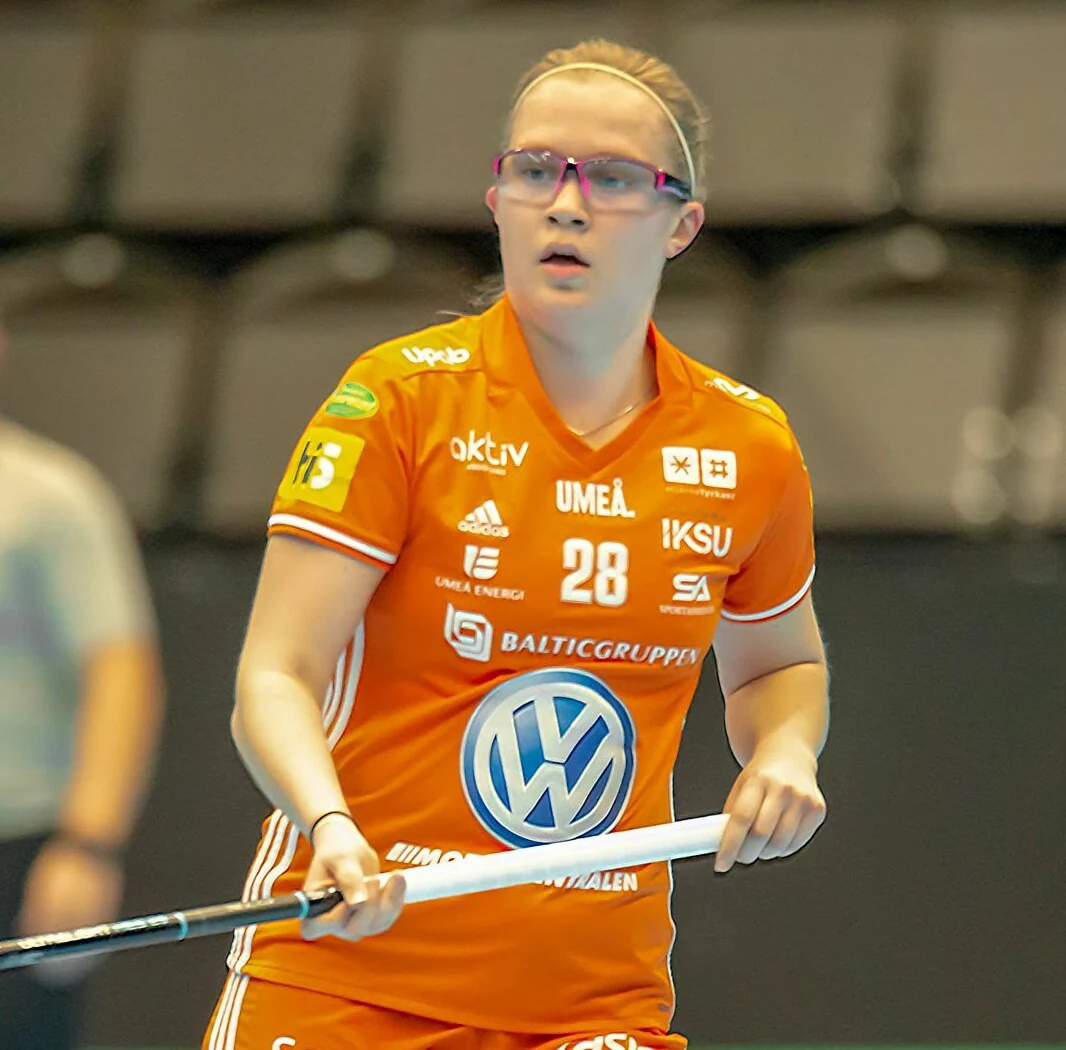 Veera Kauppi under Champions Cup i innebandy 2019